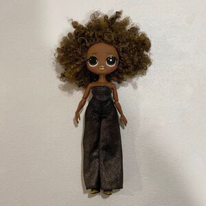 LOL Surprise OMG Fashion Doll – Curly Hair, Brown Jumpsuit Outfit & Accessories